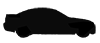 Czarny sedan